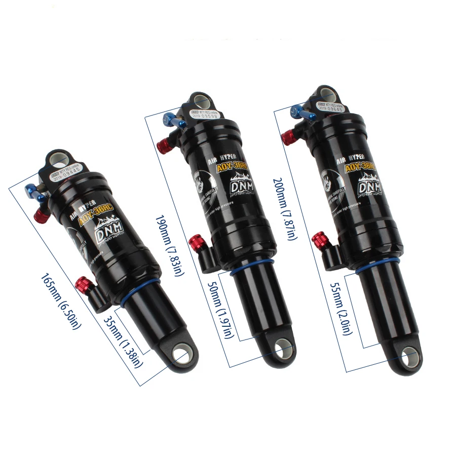 Задний амортизатор для горного велосипеда с 24 мм дополнительной втулкой 165 190 200 |