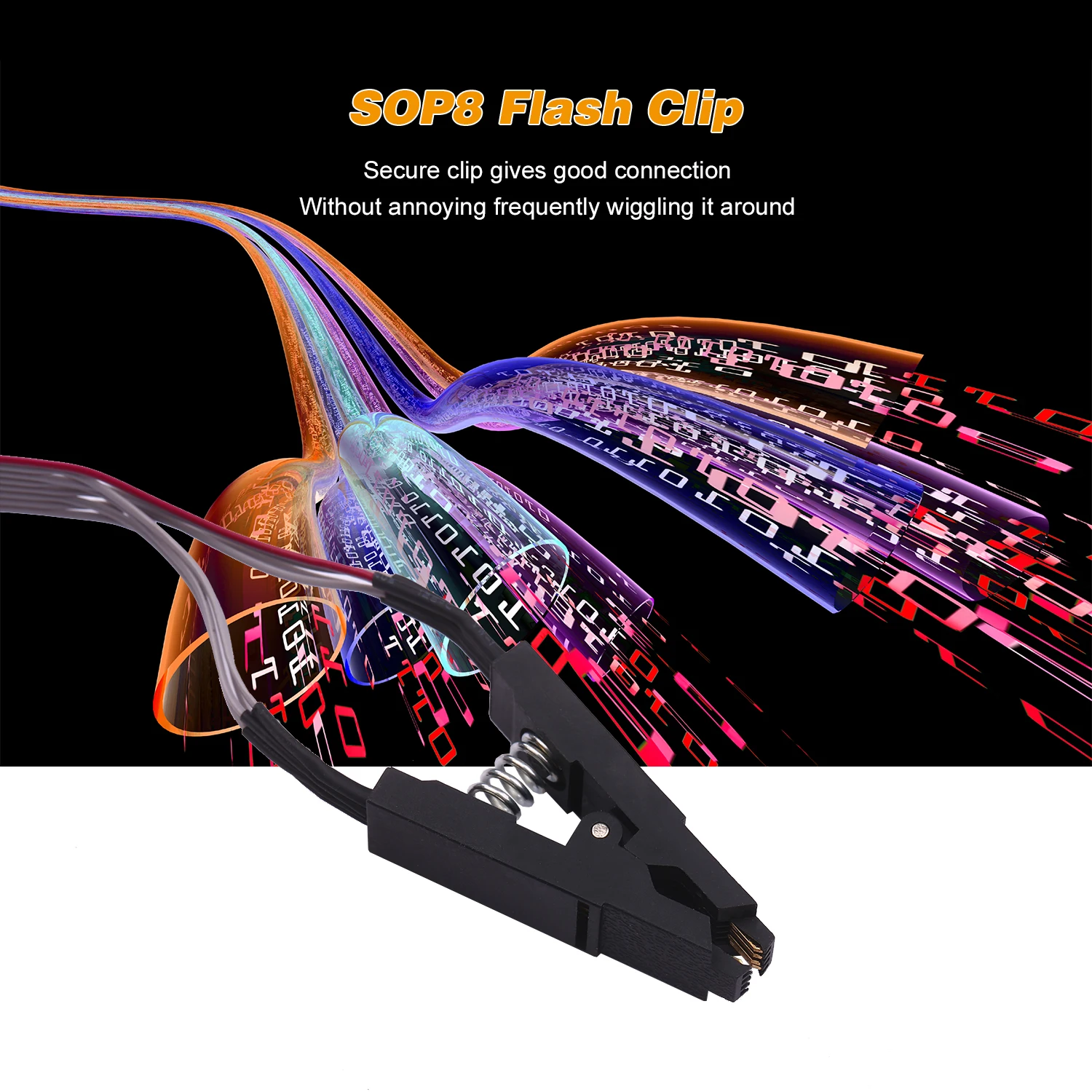 USB программатор CH341A EEPROM программируемая логическая схема с зажимом SOP8 подходит