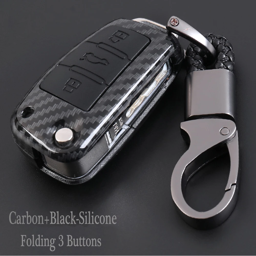 Новый стильный защитный чехол-книжка из углеродного волокна для Audi R8 A1 A3 A4 A5 A6 A7 A8