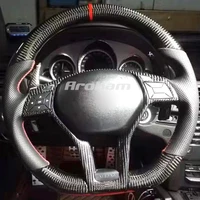 suede racing carbon fiber steering wheel for mercedes benz w176 w246 w204 w212 x204 w166 x166 c63 amg 2012 r172 slk 200 2011