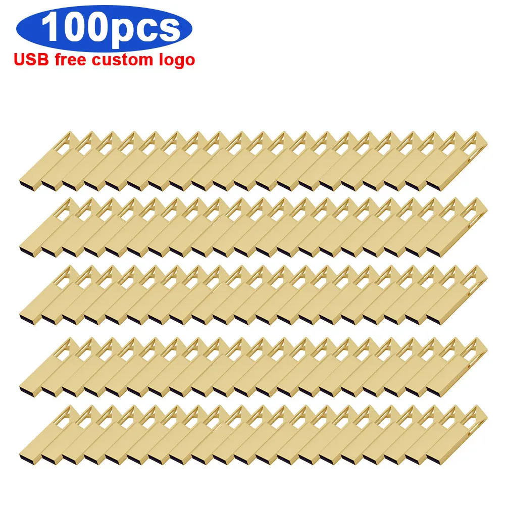 

Металлический usb флеш-накопитель 100 шт./лот, 32 ГБ, 16 ГБ, флеш-накопитель 128 ГБ, 64 ГБ, водонепроницаемый флеш-накопитель usb 2,0, usb-память с бесплатн...