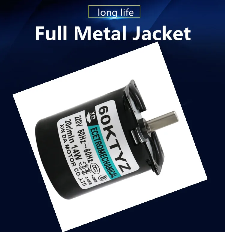 Синхронный двигатель переменного тока 60KTYZ с эксцентриковым валом кронштейном 220