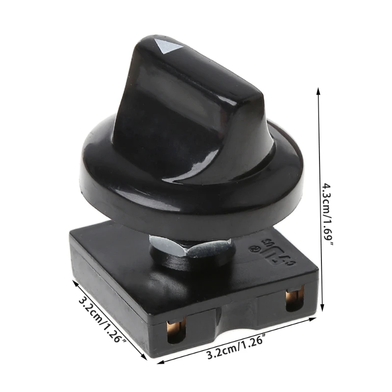 4 позиционный 3 скоростной вентилятор Селекторный поворотный переключатель с