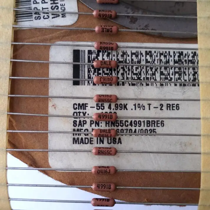 

4,99 k коричневый Dale 1/4W 0,25 W 0.1% Φ 4991B может заменить 5K новый