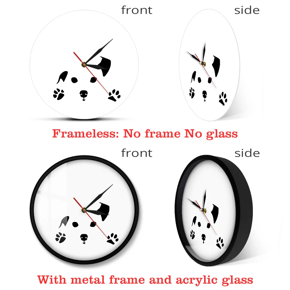 Настенные часы для подглядывания собак абстрактные настенные домашний декор