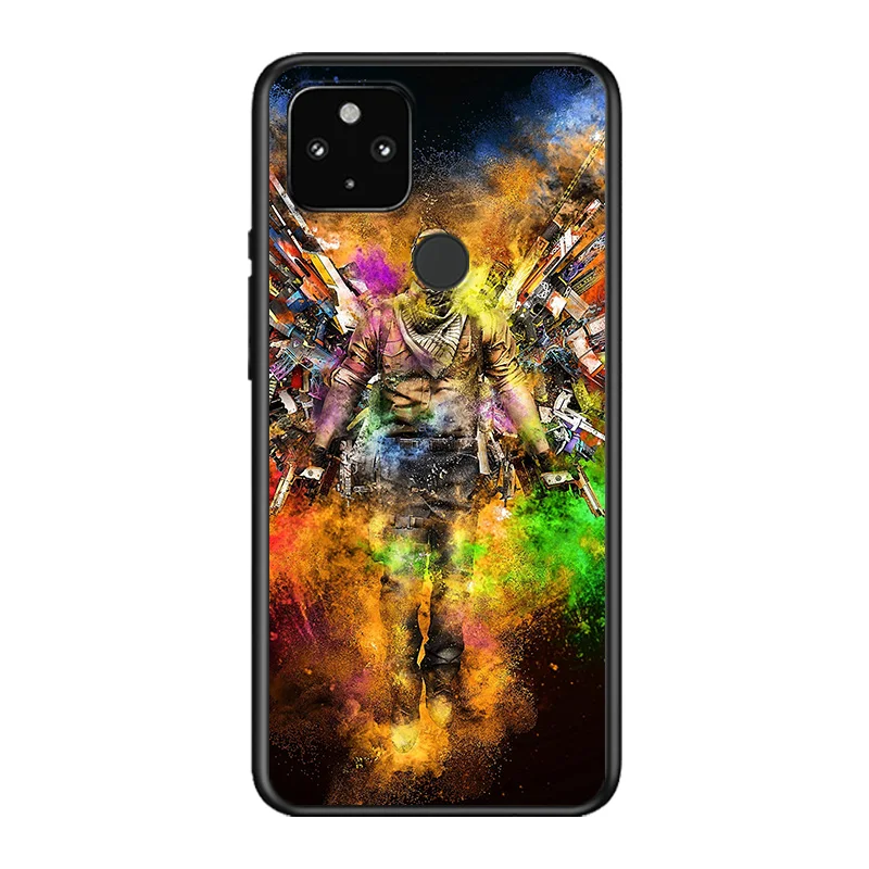 

Cool Counter Strike CS GO Game Soft TPU Silicone Black Cover For Google Pixel 5 4A 5G 4 XL Phone Case