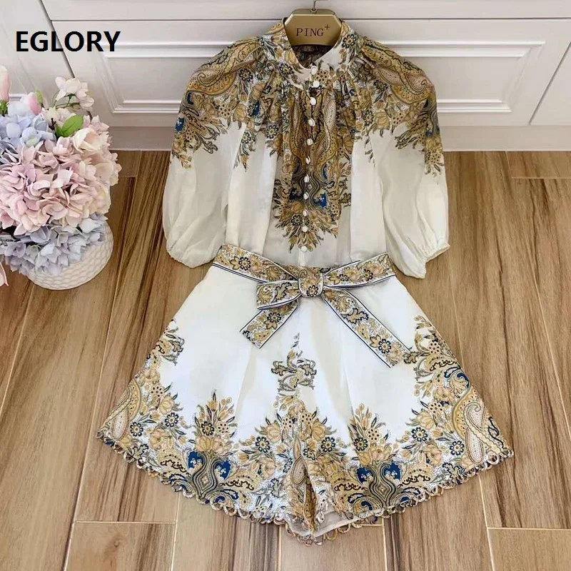 Новинка модный дизайнерский комплект одежды весна лето 2020 рубашка на пуговицах с