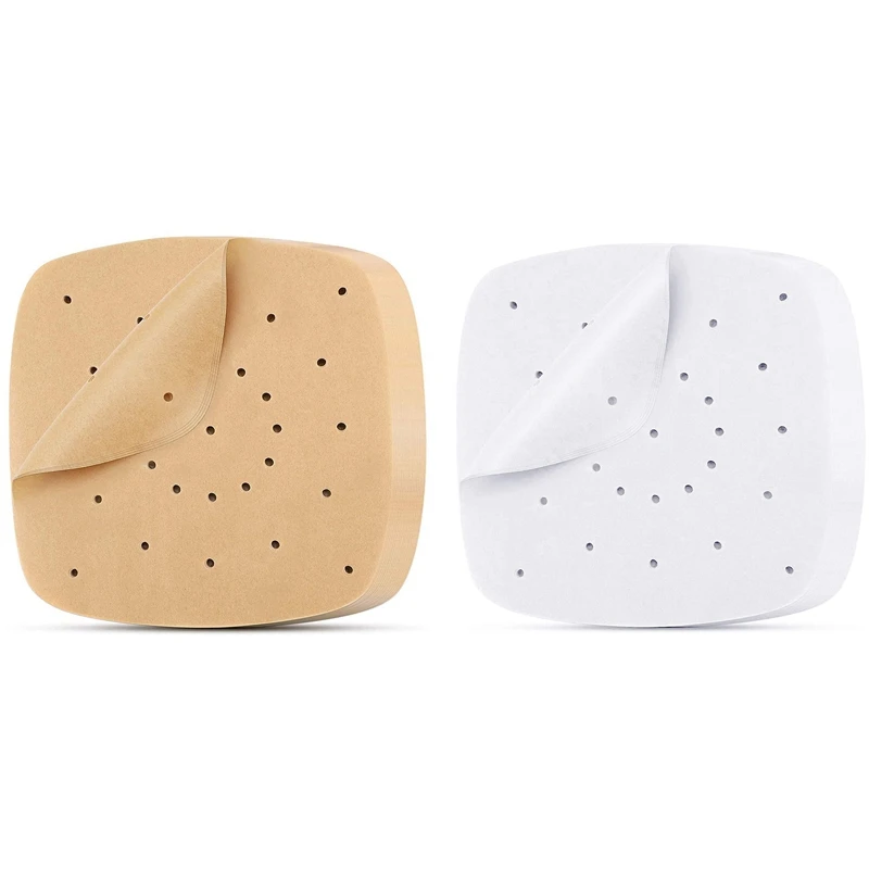 

Фритюрница, бумага для пергамента, Белая Квадратная подкладка для фритюрницы/подкладка из овчины на пару/дышащая фритюрница