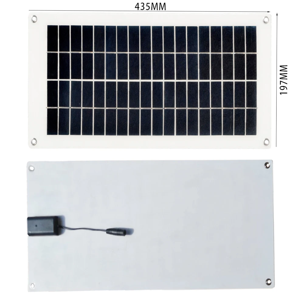 Гибкая солнечная панель 30 Вт 12 в солнечное зарядное устройство 10A контроллер для
