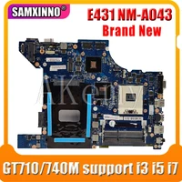 akemy nm a043 motherboard for lenovo thinkpad e431 nm a043 laotop mainboard w gt710mgt740m gpu support i3 i5 i7