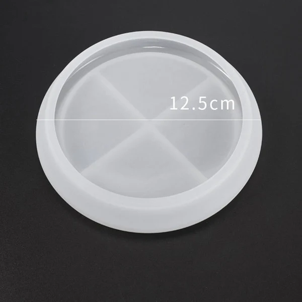 

7Pcs Glue Round Silicone Diy Crystal Glue Mould