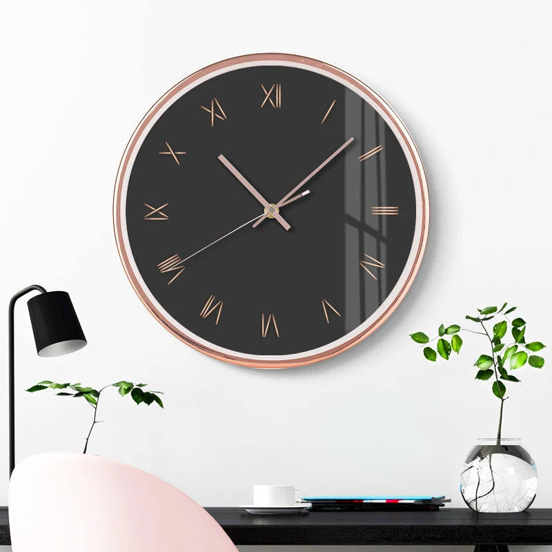 

Simple Luxury Wall Clock Nordic Living Room Clock Abstract European Art Clock Wall Watch Decorative Creative Home Decor 5WD