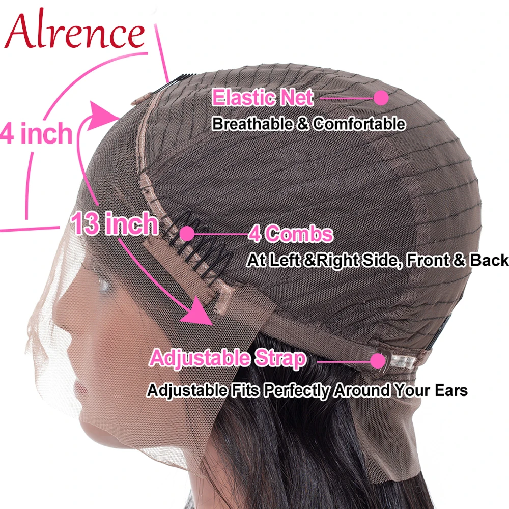 Медовый светлый парик с коротким Бобом фронтальным кружевом человеческие волосы