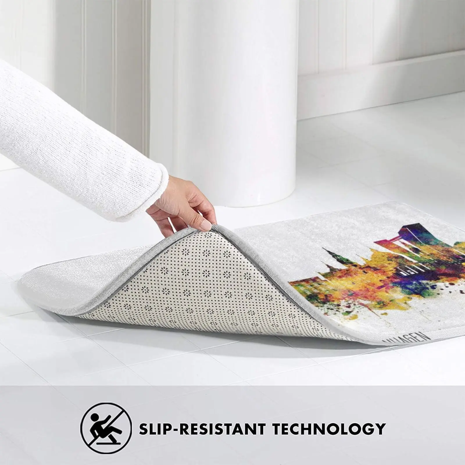 Ковровый коврик Копенгагена Skyline мягкий нескользящий Копенгаген Дания | Дом и сад