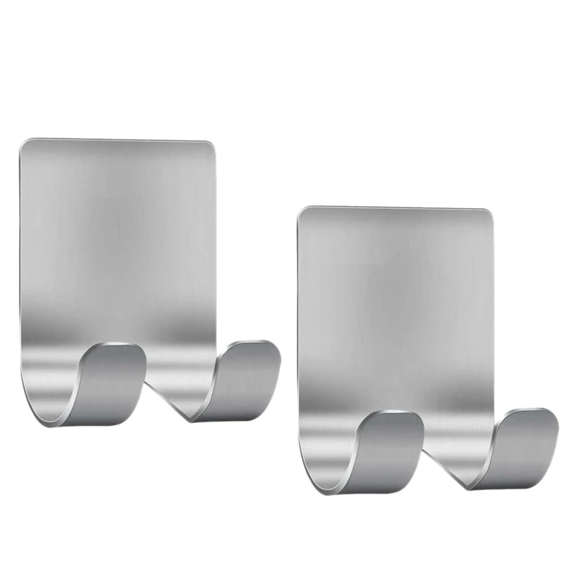 2 упак. Держатель для бритвы крючок вешалка стойки самоклеящаяся нержавеющая