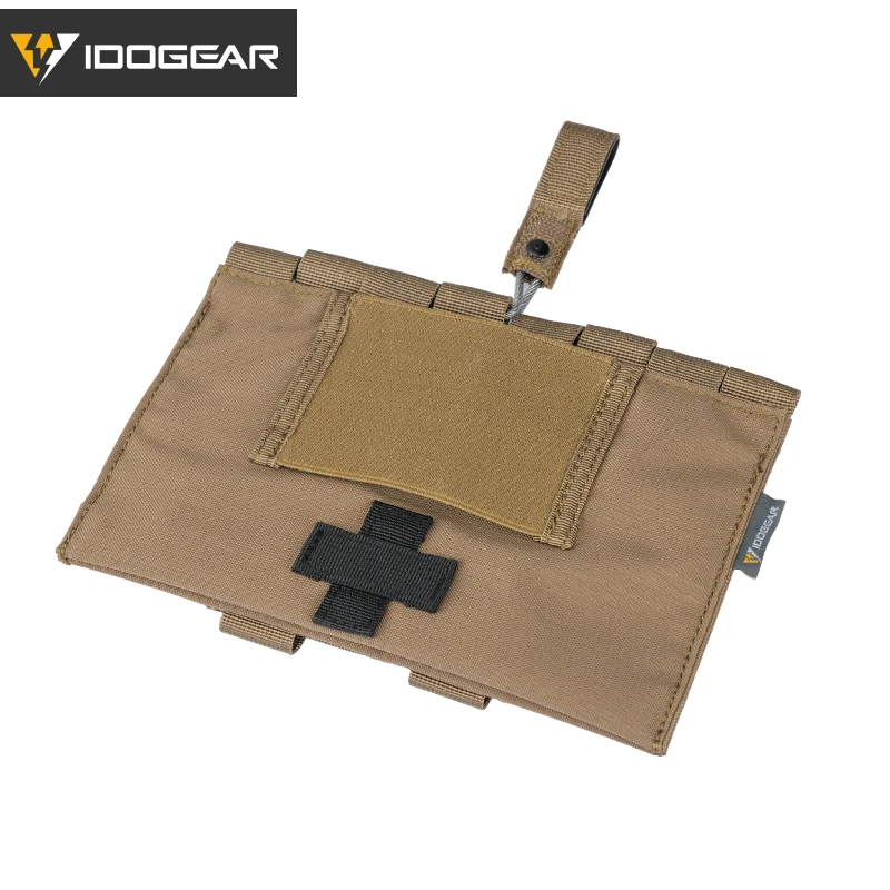 IDOGEAR Тактический медицинский мешочек Органайзер аптечка сумка MOLLE 9022B медицинское аварийное оборудование страйкбол охота 3548