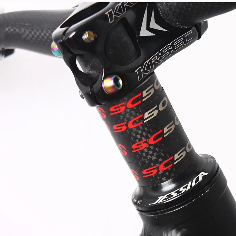 Распорка для гарнитуры TOSEEK 3K из углеродного волокна 1 1/8 дюйма 10/15/20 мм|Гарнитура