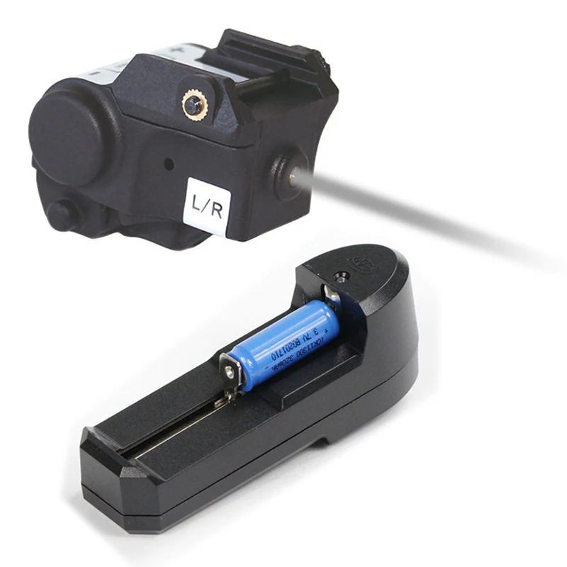 Laserspeed LS-L2 Glock мини красный лазерный прицел для некомпактного пистолета Зеленая лазерная указка ИК лазерный прицел - Цвет: IR with charger