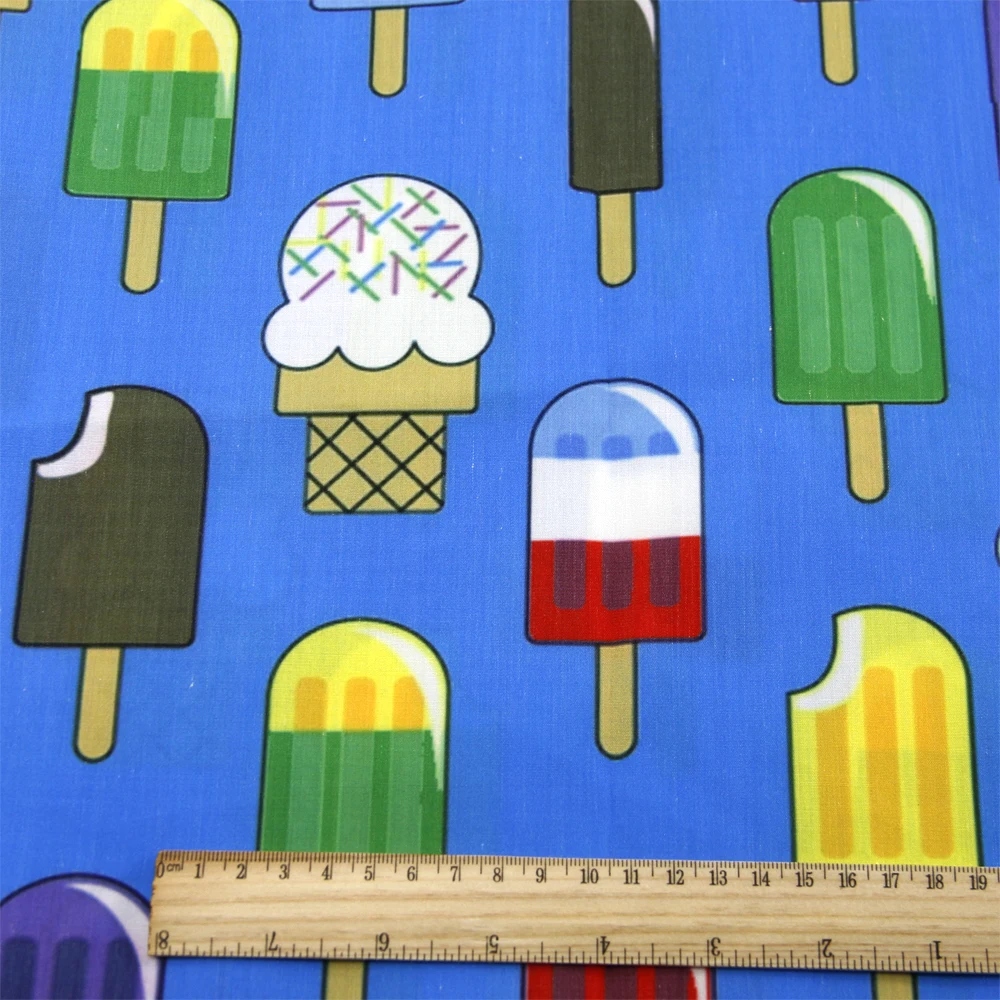 

50*145cm Baby Animal Printed 100% Cotton Fabric Quilting Patchwork Cloth Dress Puppet Garment Tissue Material Doll,1Yc12311