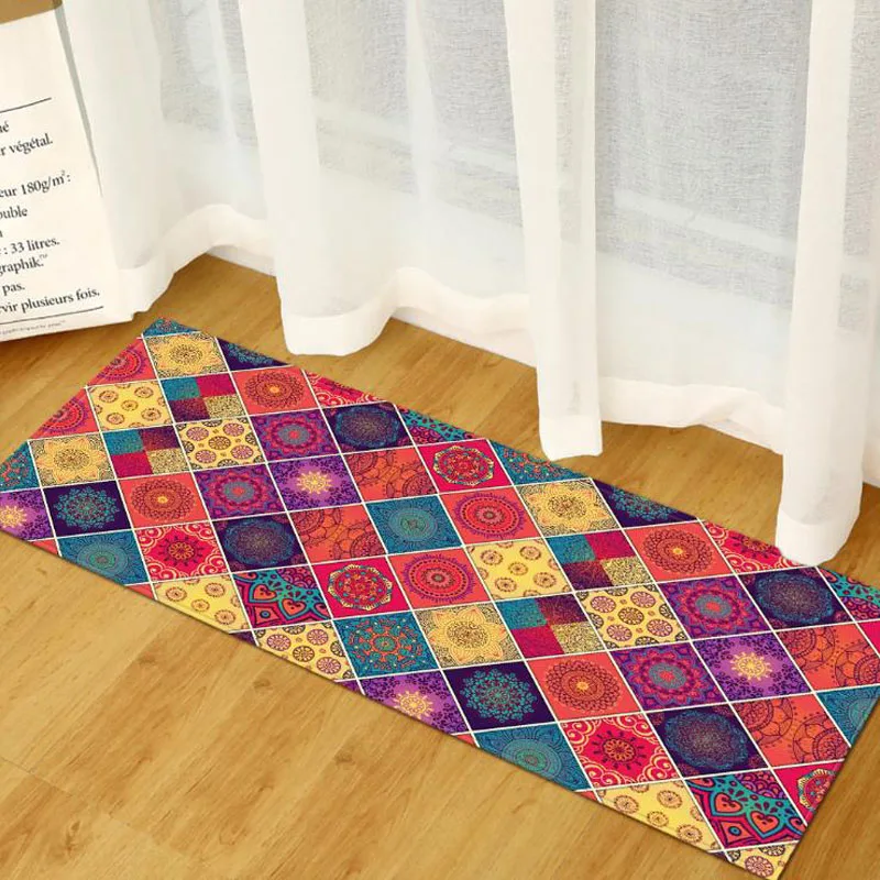 

Boho Style Rugs Anti-slip Floor Mats Bedroom doormat Comfort Floor Rugs Ethnic style rugs and carpets for home living room