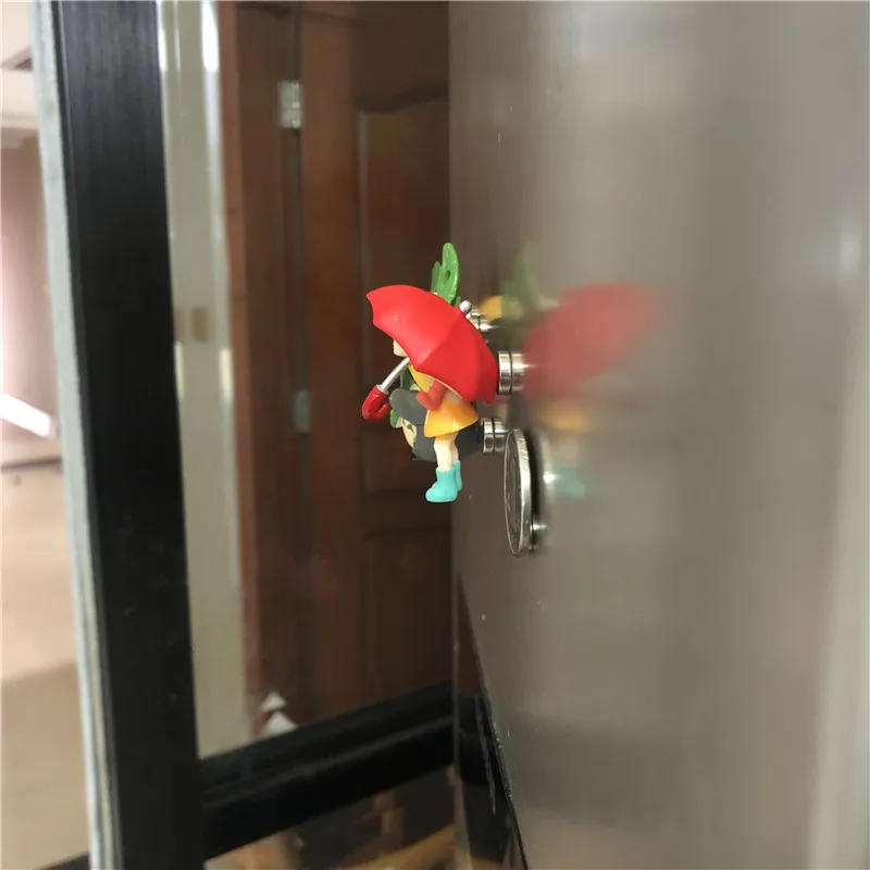 New Product Anime Refrigerator Stickers Creative Cute Swing Fun 3D Non-dropping Magnetic Home Decoration Children's Toy | Дом и сад