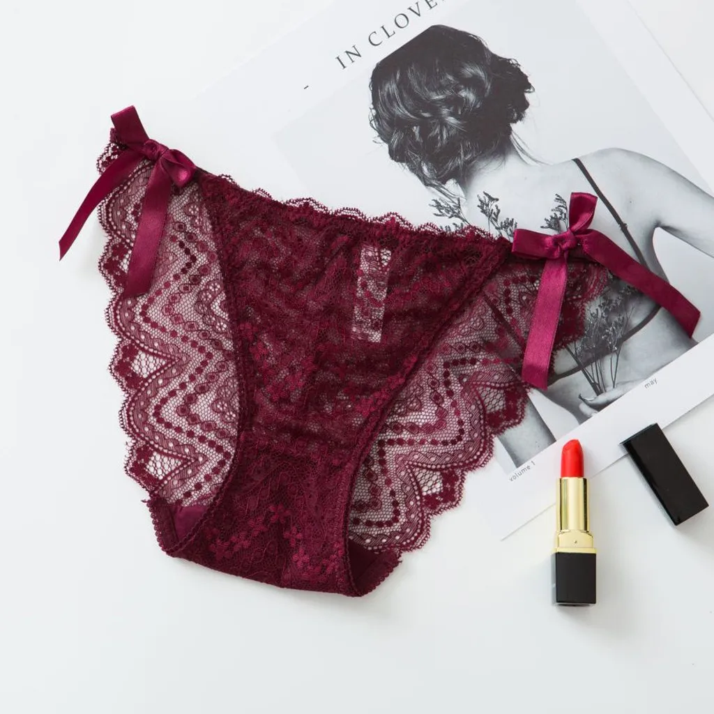 Новинка модное сексуальное кружевное нижнее белье Короткие трусы ночное M-XL