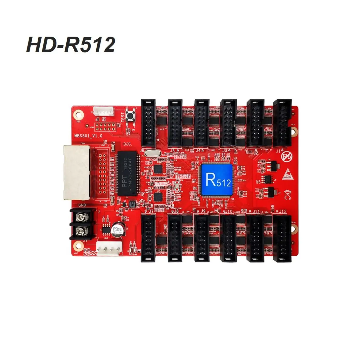 R508/R512 (замена HUIDU R501)/R516/R612 карта приема работает с HD картами для отправки