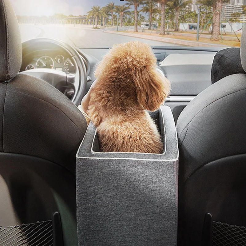 

1 PC Portable Cat Dog Bed Travel Central Control Car Safety Pet Seat For Small Dog