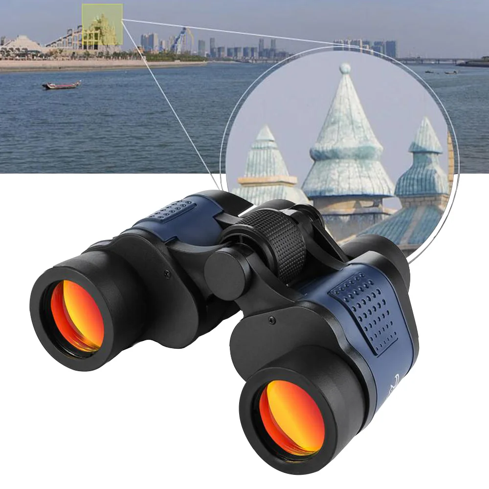 High Clarity For Outdoor Telescope 60X60 Binoculars Hd 10000M High-power HD red film  Double barrel coordinates