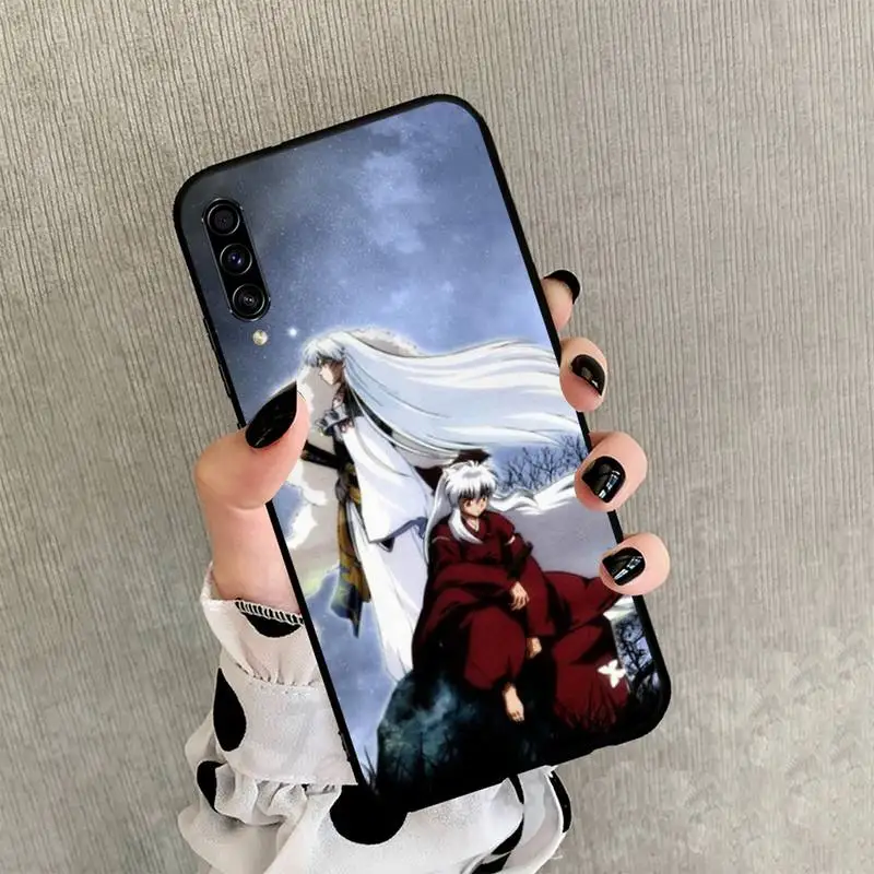 

Inuyasha Sesshoumaru Phone Case black For Samsung galaxy S 21 20 10 8 A 51 71 50 21s 70 40 20 20e note 10 plus Ultra 5g fe