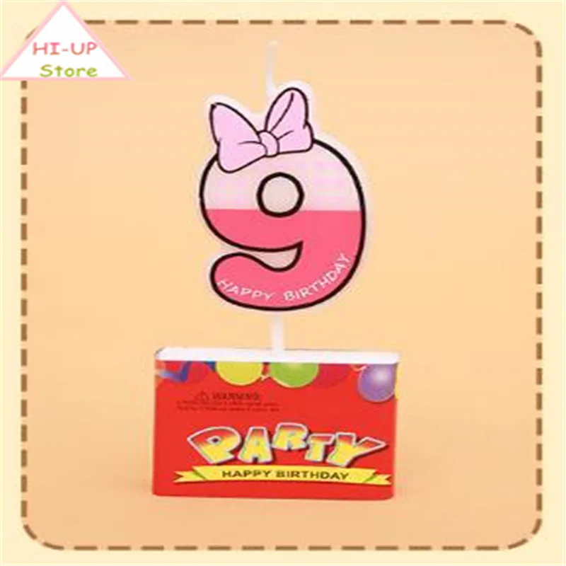 1 шт. милые подарки для мальчиков и девочек на день рождения дизайн свечи возраст