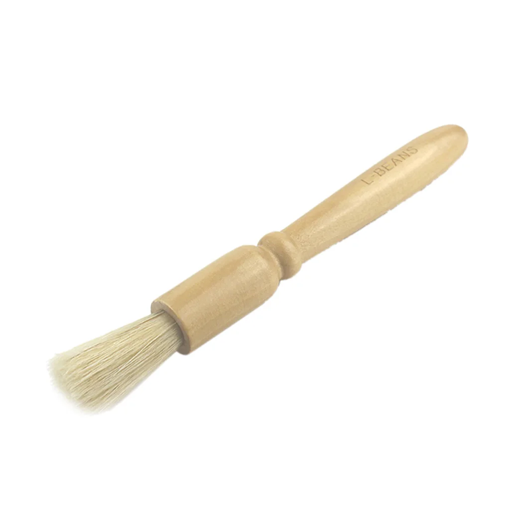 Кофемолка чистящая щетка деревянная ручка и натуральная щетина инструмент для