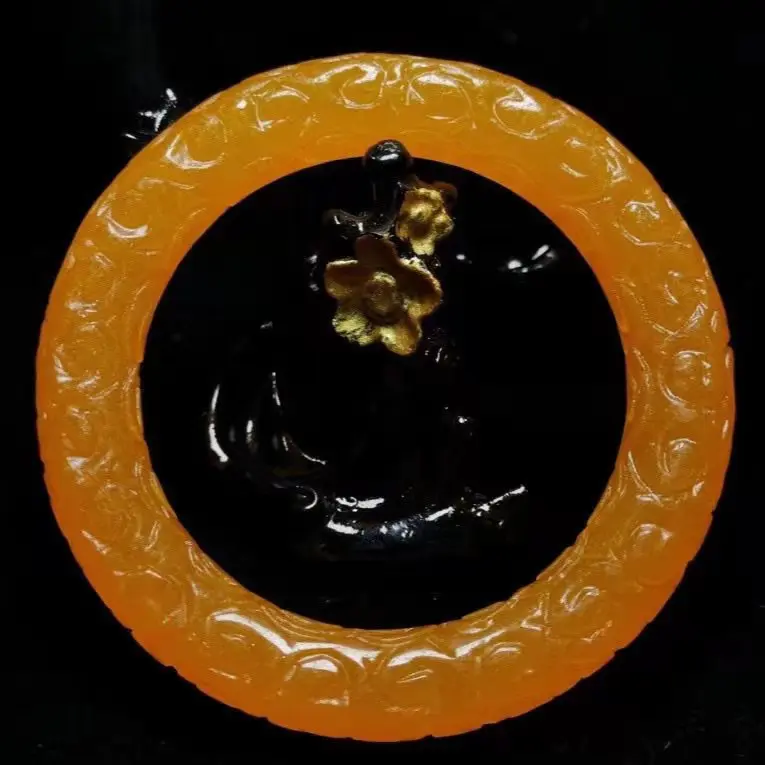 Новый натуральный нефритовый браслет класса А из нефрита с высоким ледяным