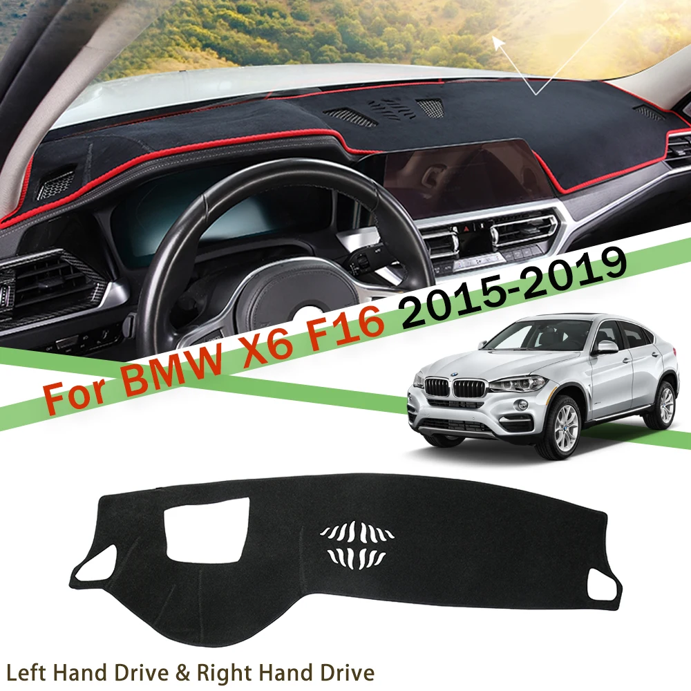 

For BMW X6 F16 2015-2019 Car Carpet Accessories Dashboard Cover Pad Sun Shade Dashmat Protect Carpet Accessories