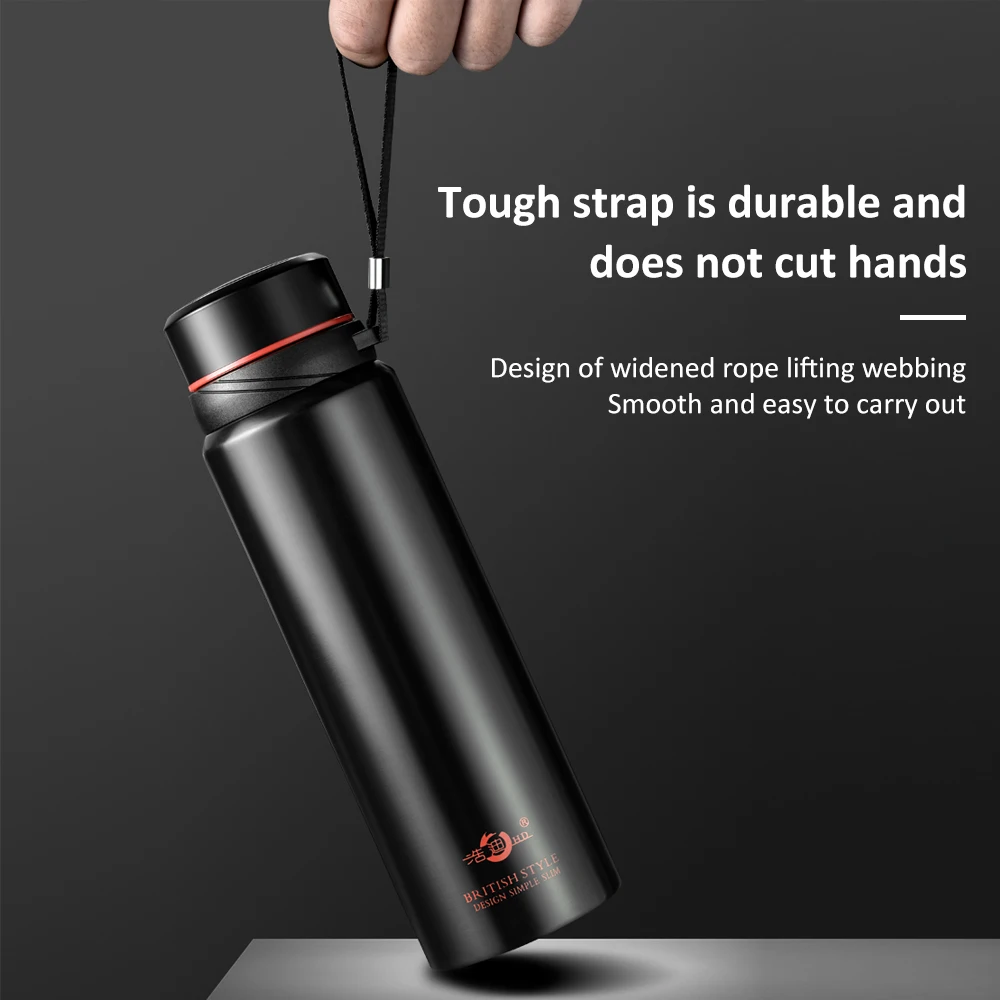 600mL Smart Vacuum Water Cup Temperature Display Business Gift in-Car Thermos 304 Stainless Steel Thermal | Дом и сад