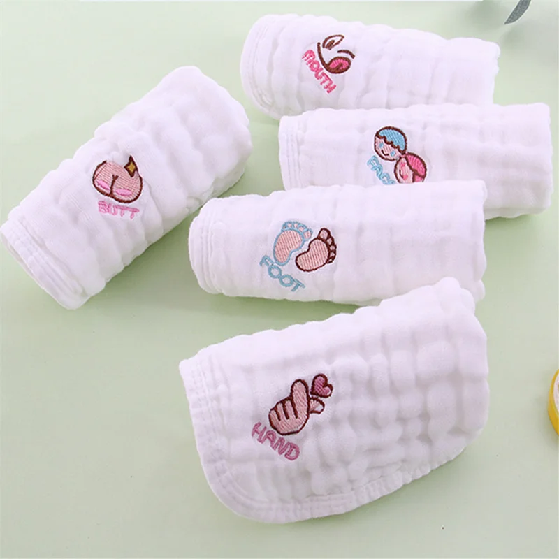 6 слоев хлопок марля 30*30 см детское мягкое полотенце для лица детские полотенца