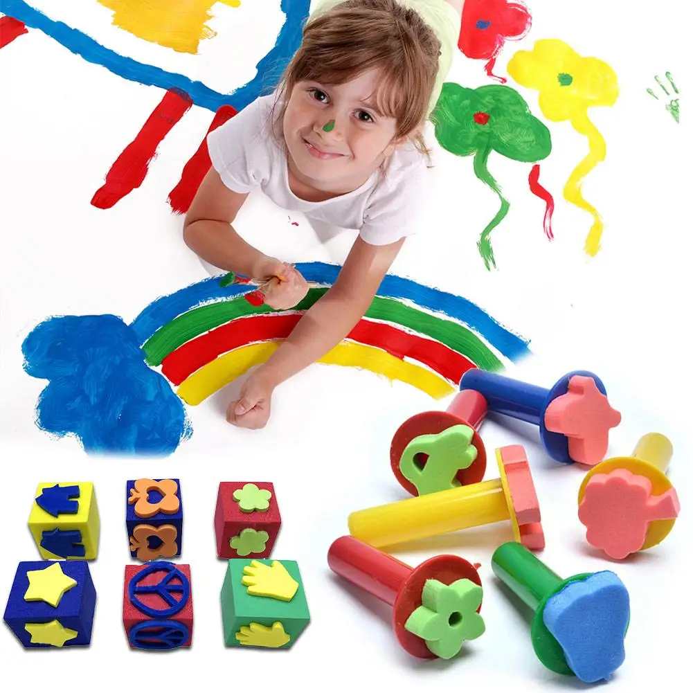 EVA печать штамп для ручки ребенок живопись художественные инструменты DIYES