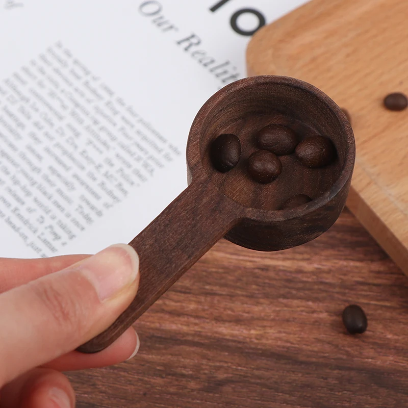 

S/L Wooden Measuring Spoon Set Kitchen Measuring Spoons Tea Coffee Scoop Sugar Spice Measure Spoon Measuring Tools for Cooking