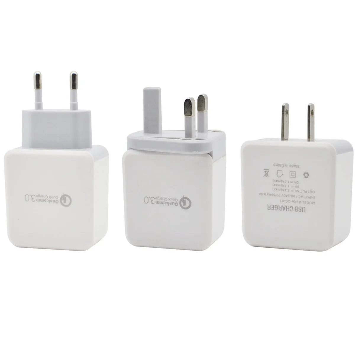 Зарядное устройство USB адаптер для путешествий Быстрая зарядка QC3.0 настенный IPad
