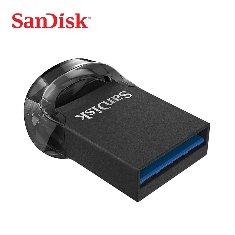 Натуральная двойной флеш-накопитель SanDisk CZ430 USB флэш-накопитель 64 Гб оперативной памяти, 16 Гб встроенной памяти, мини USB флэш-накопитель USB 3,1 до 130 МБ/с. флеш-накопители USB 3,0 флэшку 32gb 128G