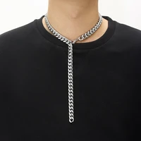 681012mm xxxtentacion rapper hip hop men stainless steel necklace miami cuban link curb chain choker necklaces