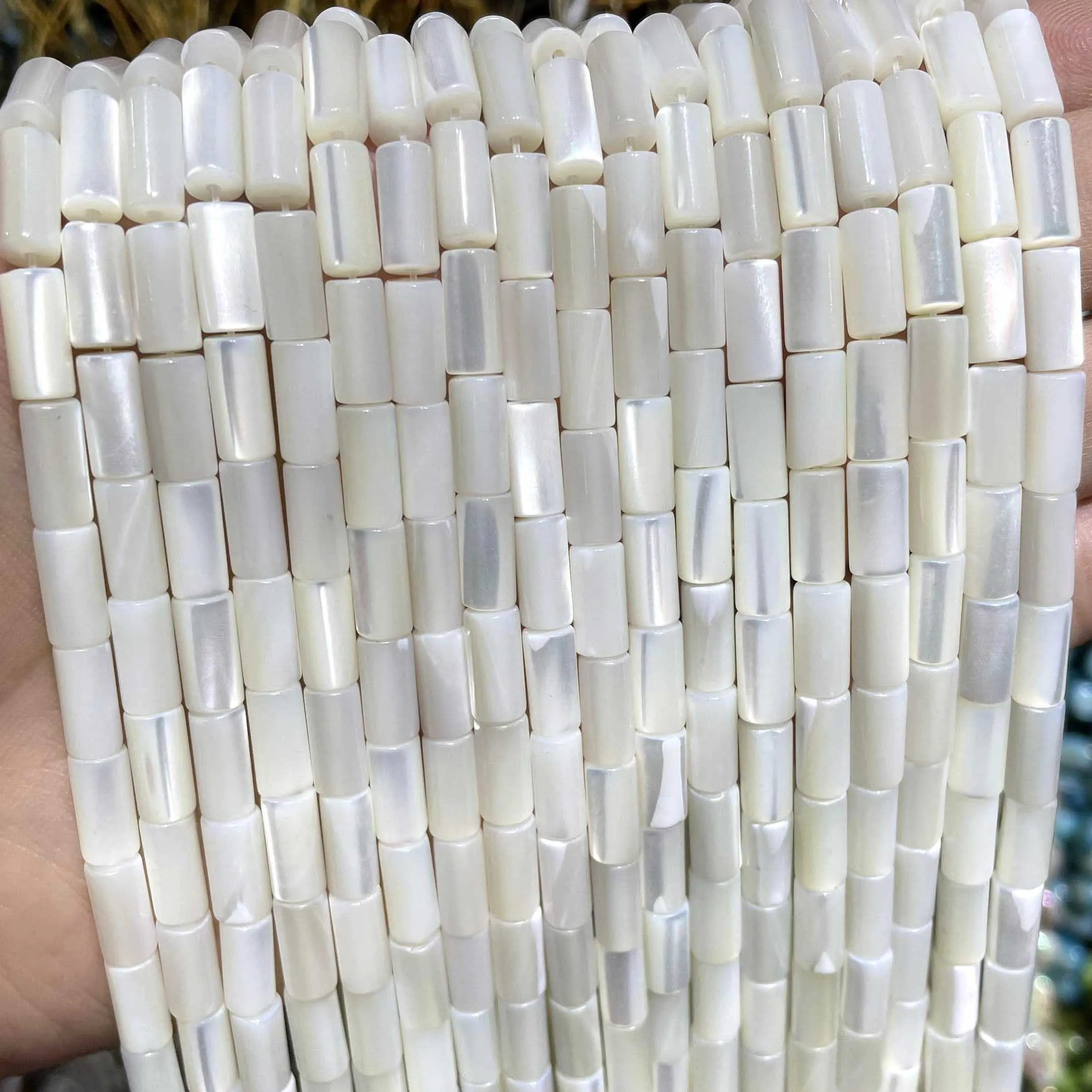 Натуральные бусины-разделители для изготовления ювелирных изделий своими