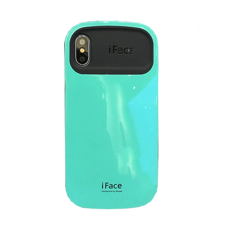 IFace противоударный глянцевый Жесткий чехол для телефона для iphone 7 чехол силиконовая задняя крышка Роскошный чехол для iphone XS Max XR X 8 7 6 6s plus