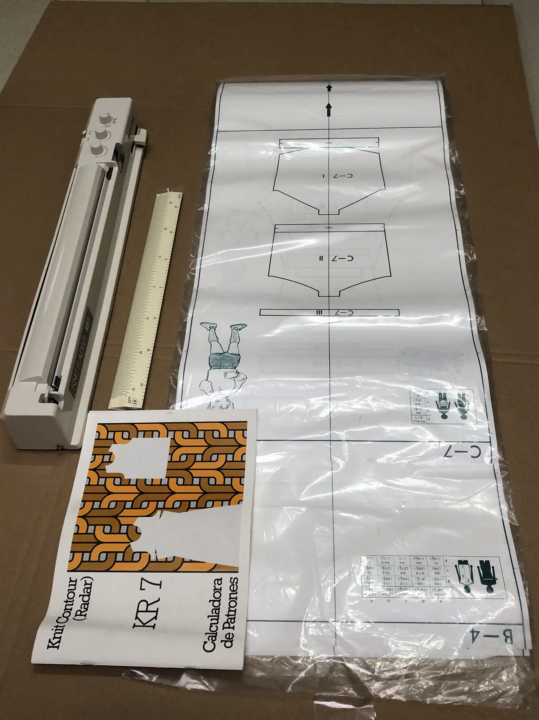 Совершенно новый Knitmaster Серебряный Рид вязальная машина часть KR7 вязать радар