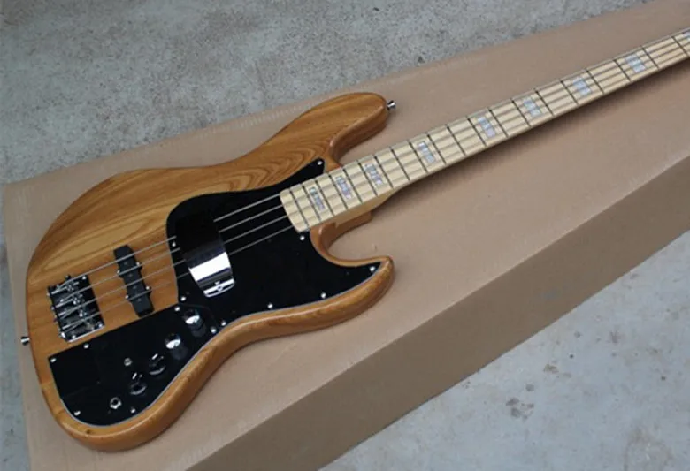 Горячая Firehawk Custom Shop белый и натуральный активный 9 В звукосниматели 4 струны джаз бас гитара Маркус Миллер Подпись