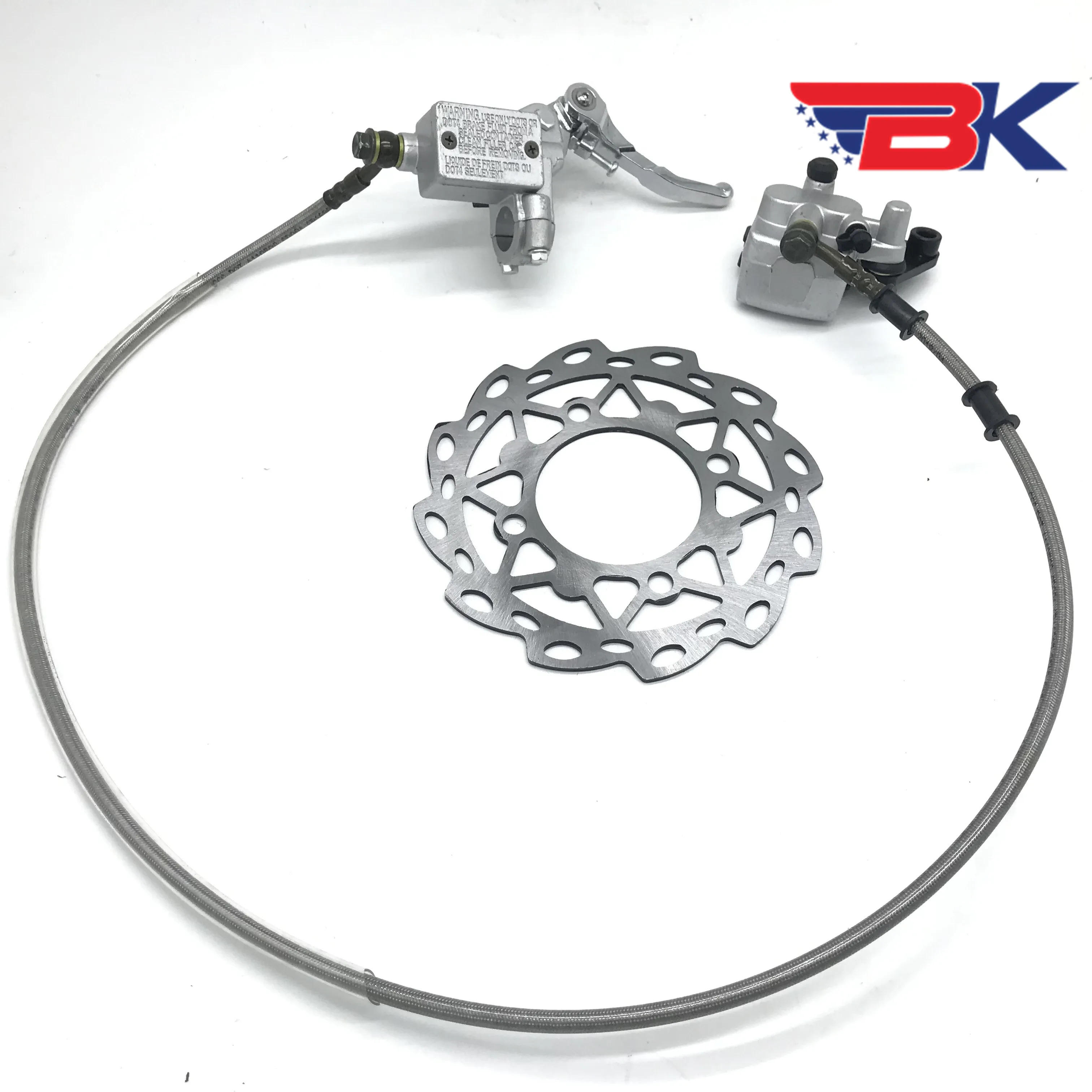 

Front Hydraulic Brake Caliper Cylinder Lever Disc Assy Hydraulic Handle Bar for 125cc 150cc Dirt Pit Bike