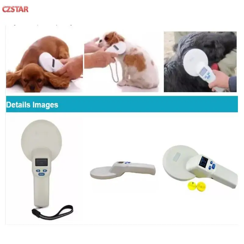 ISO11784/5 FDX-B 134 2 кГц 125 микрочип ПЭТ сканер rfid считыватель 20000 ID записи животных id