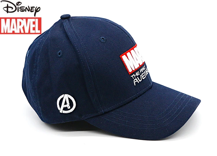 2021 New Disney Marvel Children's Baseball Cap Fashion Cartoon Spring and Autumn Sunshade Sun Hat Adjustable Handsome Boy Hat