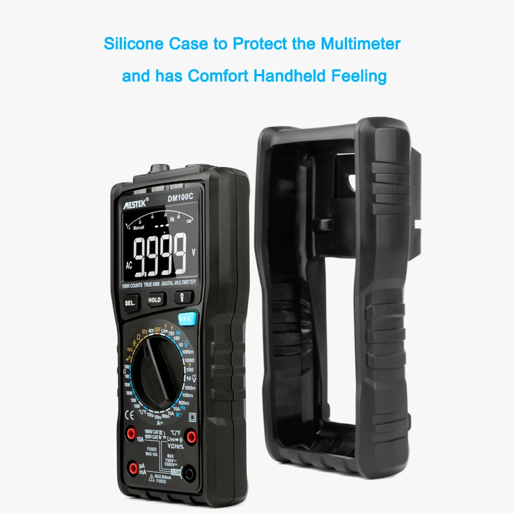 MESTEK 10000 отсчетов True RMS Многофункциональный цифровой мультиметр измерительный AC/DC