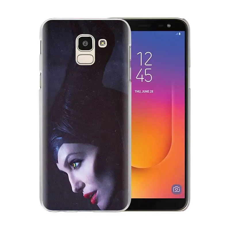 Чехлы Angelina Jolie Maleficent для samsung Galaxy J4 Plus J6 Plus J8 J3 J5 J7 J5 Prime жесткий чехол